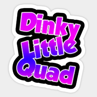 Yelahh Dinky Little Quad Sticker